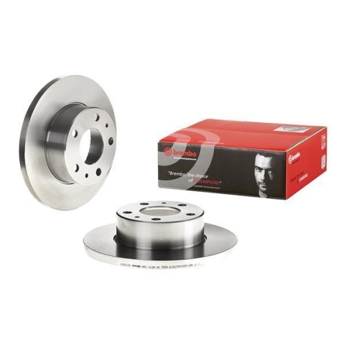 Set disc frana Iveco Daily 3 Autobus 05.99-05.06, Daily 3 Box 05.99-10.09, Daily 3 Platform / Chassis 03.98-10.09, Spate, 276X16mm, plin, BREMBO