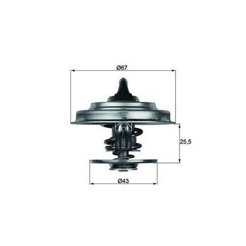 MAHLE termostat,lichid racire BEHR