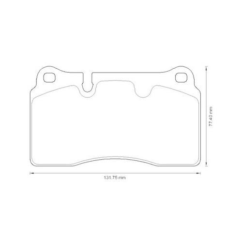 Set placute frana Jurid 573296J, parte montare : Punte fata