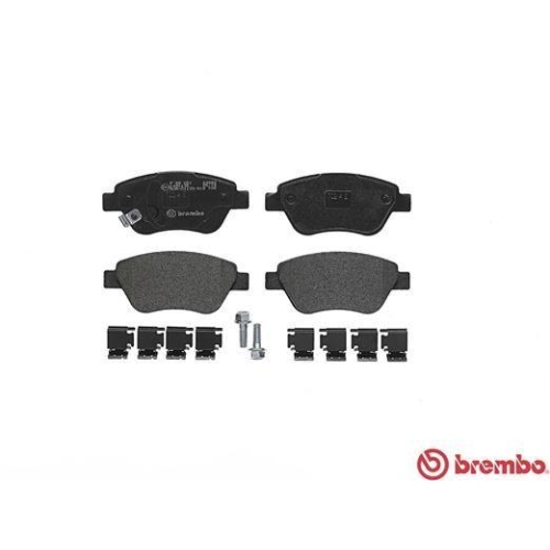 Placute frana Fiat Doblo Box (223) 11.00-; Opel Adam (M13) 10.12-02.19, Corsa D (S07) 07.06-04.15, Fata, BREMBO