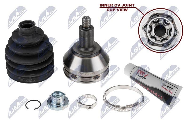 Cap planetara Audi A1 Citi Carver, Sportback 25 TFSi, 30 TFSi, 35 TFSi; Seat Arona, Ibiza; Skoda Kamiq, Scala; VW Polo VI, T-Cross, Taigo 1.0 TSI, 1.0 TGI, 1.6 TDI; cutie viteze manuala cu 5 trepte, automata cu 6 trepte, 7 DSG; NTY, aftermarket