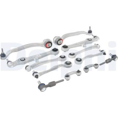 Set brate suspensie fata Audi A4 (8E) 11.2000-06.2008; Seat Exeo (3R) 12.2008-05.2013, Delphi, 8E0498998