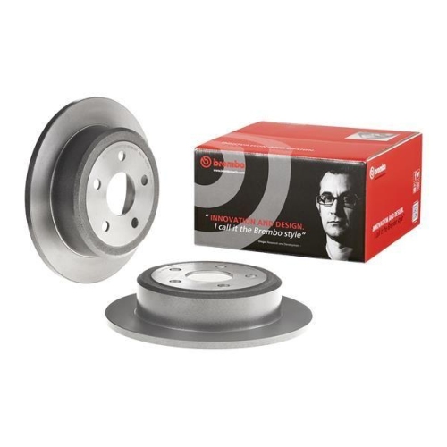 Set disc frana Jeep Wrangler 3 (Jk) 06.06-, Spate, 316X12mm, plin, BREMBO