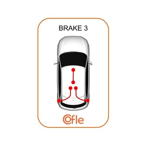 Cablu frana mana Alfa Romeo 156 (932), Gt (937) Cofle 25132, parte montare : stanga, spate