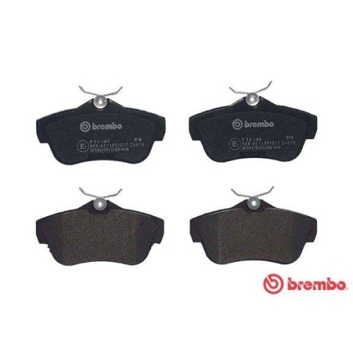 Placute frana Fiat Scudo Box (270 272) 01.07-03.16, Scudo Bus (270 272) 01.07-03.16, Spate, BREMBO