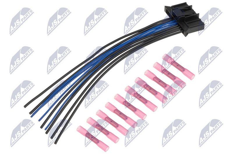 Set reparatie cablaj lumini Renault Megane II 2002-, Scenic II 2003-; partea din fata; 5904121832210; NTY, aftermarket