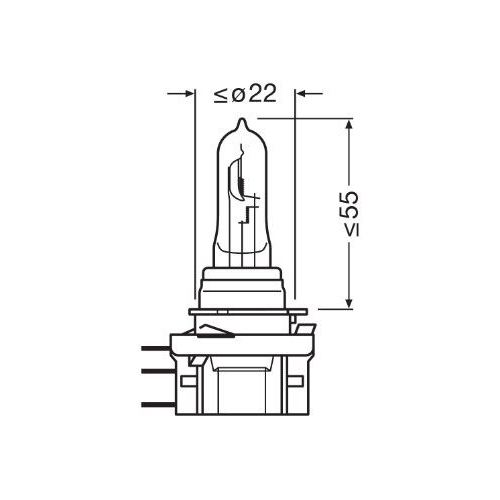 Bec osram h15 12v 55/15w pgj23
