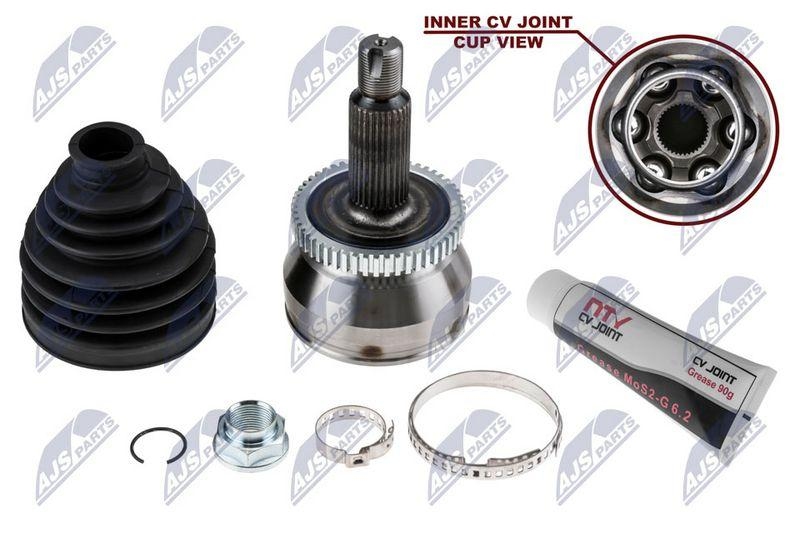 Cap planetara Hyundai Santa Fe 2.0 CRDI 2WD, 2.2 CRDI 2WD / 4WD, 2.4 2WD / 4WD 2015-2018; Kia Sorento 2.0 CRDI 4WD, 2.2 CRDI 2WD / 4WD , 2.4 2WD / 4WD 2015-2020; partea din fata, cutie viteze manuala; NTY, aftermarket