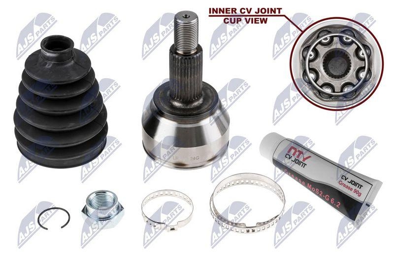 Cap planetara Land Rover Range Rover IV (L405) 2012-, Sport II (L494) 2013-; partea din spate, stanga = dreapta, cutie viteze automata; LR034511; NTY, aftermarket