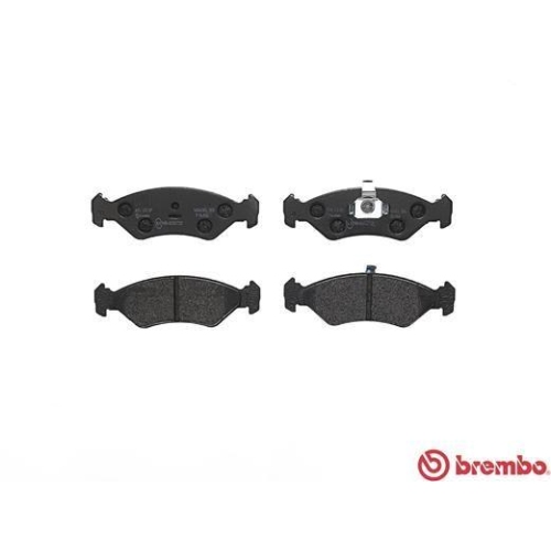 Placute frana Ford Courier Pickup 03.96-12.13, Fiesta Box / Lifback (Fvd) 03.83-12.95, Fiesta Box/Liftback (Jv) 05.98-08.03, Fiesta Box (F3l F5l) 04.89-02.96, Fiesta 3 (Gfj) 01.89-01.97, Fiesta 4 (Ja Jb) 08.95-06.06, Ka (Rb) 09.96-11.08; Mazda 121 3 (Jasm