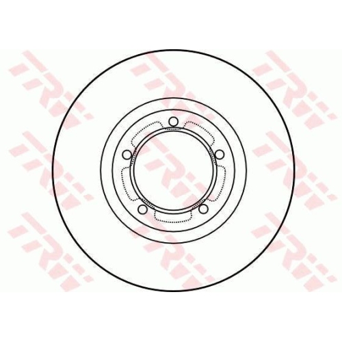 Disc frana Trw DF2786, parte montare : Punte fata