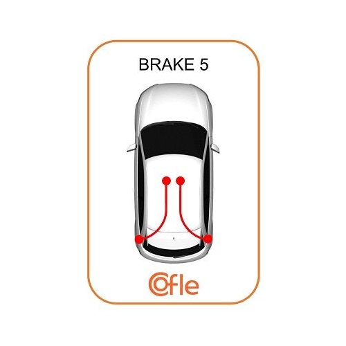 Cablu frana mana Audi A4 (8e2, B6), A4 (8ec, B7); Seat Exeo (3r2) Cofle 107537, parte montare : stanga, spate
