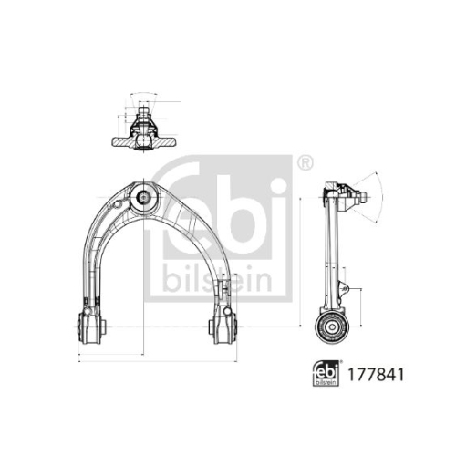 FEBI BILSTEIN Brat, suspensie roata