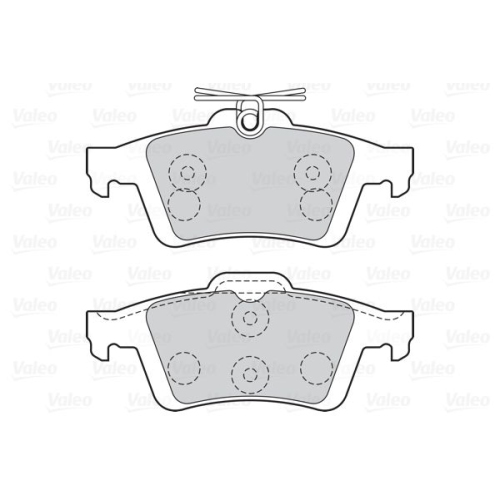 VALEO set placute frana,frana disc FIRST