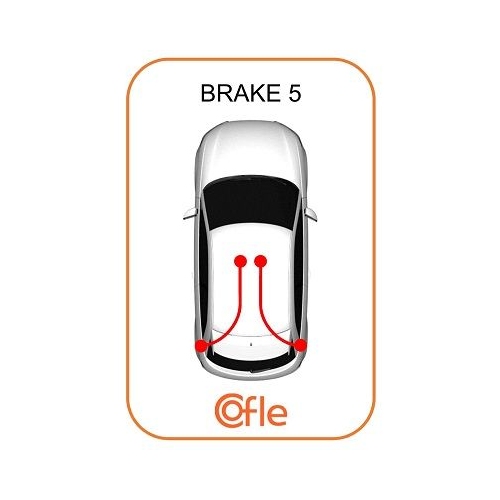 Cablu frana mana Bmw Seria 3 (E46) Cofle 104137, parte montare : stanga, spate