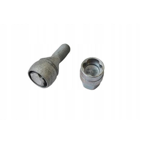 Set de 4 suruburi antifurt, pentru jante din aliaj Dacia Sandero 2-3, Logan 2-3, Dokker, Lodgy, Jogger, Duster 1-2, Spring & Renault Clio 4-5, Captur 1-2, Zoe, Fluence, Kangoo 2-3, Megane 3, Express- 8201724187