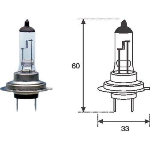 MAGNETI MARELLI Bec incandescent STANDARD