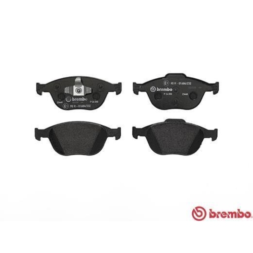 Placute frana Ford Fiesta Box/Liftback (Jv) 05.98-08.03, Fiesta 5 (Jh Jd) 11.01-12.14, Focus I (Daw Dbw) 09.98-11.09, Focus I Estate (Dnw) 02.99-12.07, Tourneo Connect 06.02-12.13, Transit Connect (P65 P70 P80) 06.02-, Fata, BREMBO