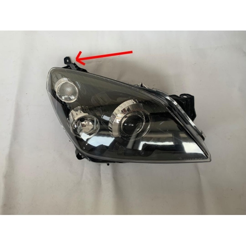 Far Opel ASTRA H 10.2003-12.2012 BestAutoVest partea Dreapta , tip bec Xenon D2S+H7, electric, cu motoras, fara becuri, fara balast -CLEMA RUPTA