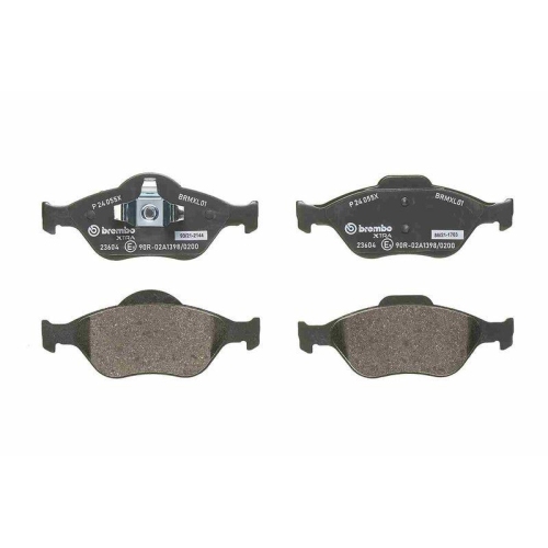 Placute frana Ford Fiesta Box/Liftback (Jv) 05.98-08.03, Fiesta Box (J5 J3) 02.96-, Fiesta 4 (Ja Jb) 08.95-06.06, Fiesta 5 (Jh Jd) 11.01-12.14, Fiesta 5 Van 05.02-12.10, Fusion (Ju) 08.02-12.12, Ka (Rb) 09.96-11.08, Puma (Ec) 03.97-06.02, Street Ka (Rl2)