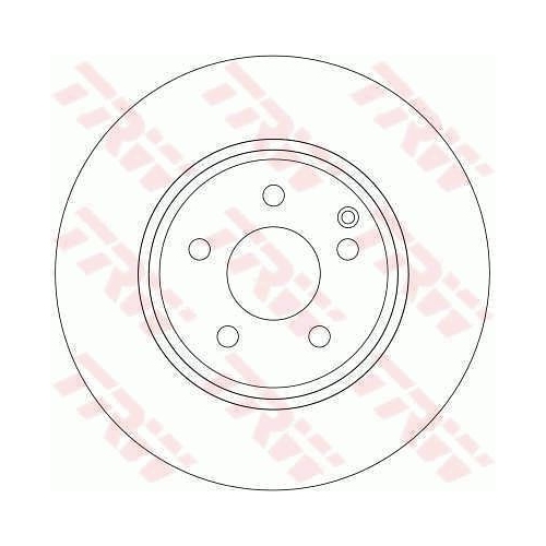 Disc frana Trw DF4264, parte montare : punte fata