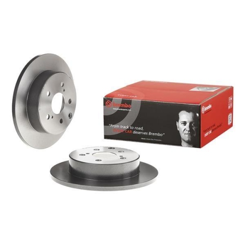 Set disc frana Lexus Hs (Anf10) 07.09-01.18; Toyota Rav 4 3 ( A3) 06.05-08.14, Rav 4 4 ( A4) 12.12-09.19, Rav 4 4 Van ( A4) 12.12-, Spate, 281X12mm, plin, BREMBO