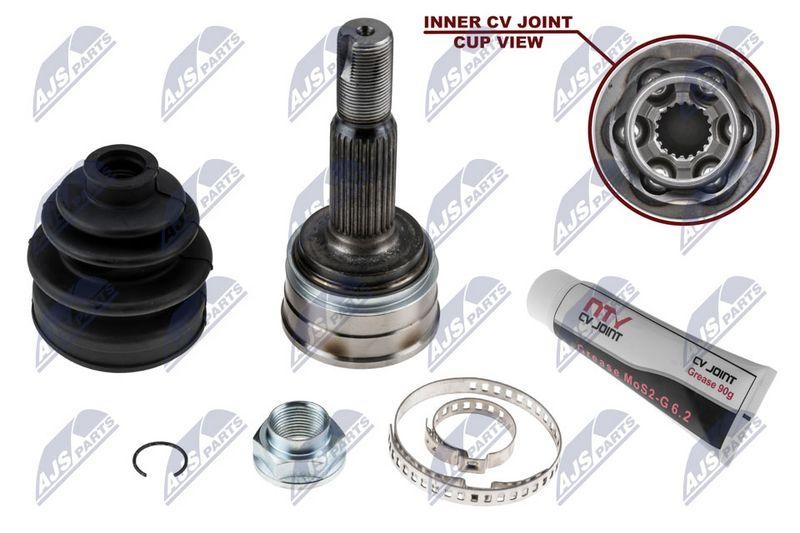 Cap planetara Toyota Rav 4 4WD 2006-2019, Yaris Cross 1.5 AWD 2020-; Lexus NX 300h 2018-, UX 250h E-Four 2018-; partea din spate, stanga = dreapta, cutie viteze automata; NTY, aftermarket