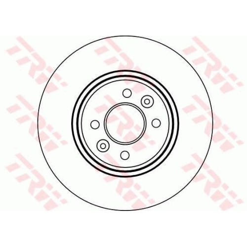 Disc frana Dacia Dokker Express, 12.2012-, Lodgy, 03.2012-, Captur, 06.2013-, Clio 3, 01.2005-, Kangoo, 08.1997-2008, Laguna 1, 09.1995-08.2002, Megane, 1995-2002, Scenic 1, 09.1999-10.20, TRW