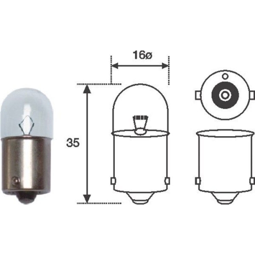 MAGNETI MARELLI Bec incandescent