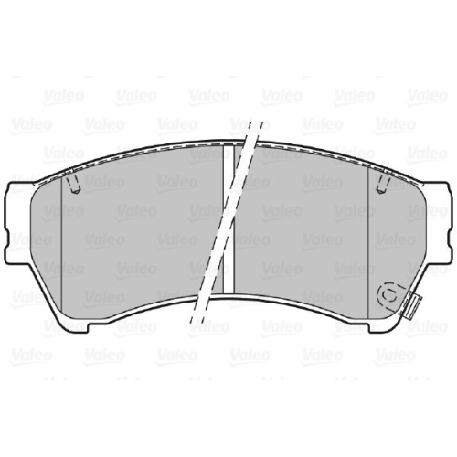 VALEO set placute frana,frana disc FIRST
