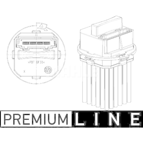 MAHLE Reglaj, suflanta de interior BEHR *** PREMIUM LINE ***