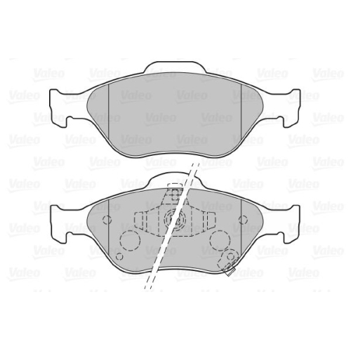 VALEO set placute frana,frana disc FIRST