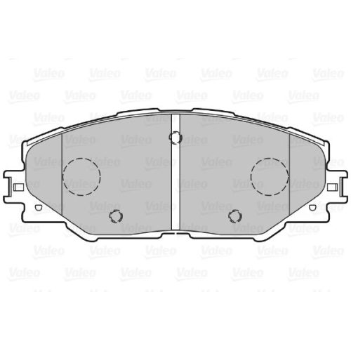 VALEO set placute frana,frana disc FIRST