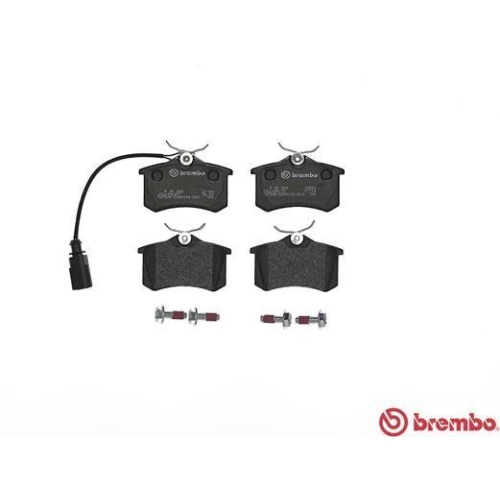 Placute frana Ford Galaxy I (Wgr) 03.95-05.06, Galaxy Mk I Van (Wgr) 03.95-05.06; Seat Alhambra (7v8 7v9) 04.96-03.10, Alhambra Van (7v8 7v9) 03.96-03.10; Vw Sharan (7m8 7m9 7m6) 05.95-03.10, Sharan Van (7m) 05.95-03.10, Spate, BREMBO