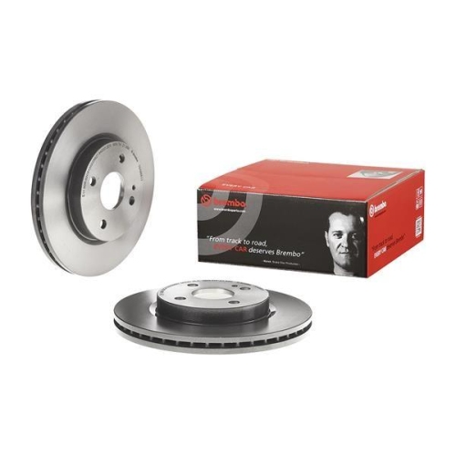 Set disc frana Mazda 2 (De Dh) 07.07-06.15, Fata, 258X23mm, ventilat, BREMBO