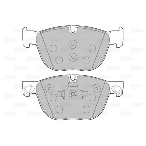 VALEO set placute frana,frana disc FIRST