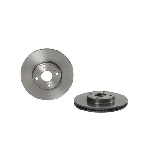 Set disc frana Mazda 2 Liftback (Dl Dj) 08.14-, Mx-5 4 (Nd) 04.15-, Mx-5 Rf Targa (Nd) 10.16-, Fata, 258X22mm, ventilat, BREMBO