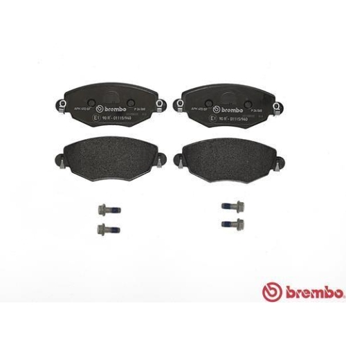 Placute frana Ford Mondeo 3 (B5y) 10.00-03.07, Mondeo 3 Estate (Bwy) 10.00-03.07, Mondeo 3 Sedan (B4y) 10.00-09.07; Jaguar X-Type I (X400) 03.01-11.09, X-Type I Estate (X400) 09.03-12.09, Fata, BREMBO