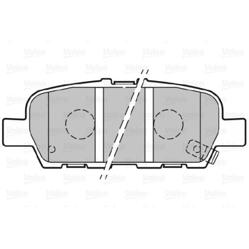 VALEO set placute frana,frana disc FIRST