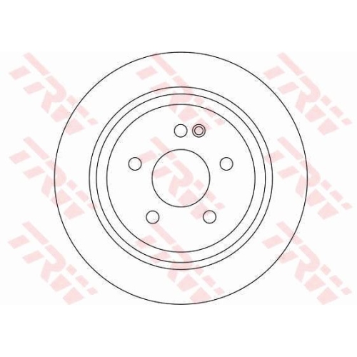 Disc frana Trw DF4356, parte montare : punte spate