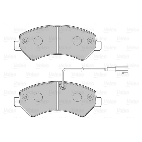 VALEO set placute frana,frana disc FIRST