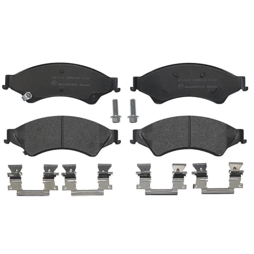 Placute frana Ford Ranger (Tke) 04.11-; Vw Amarok (T1a T1b) 09.22-, Fata, BREMBO