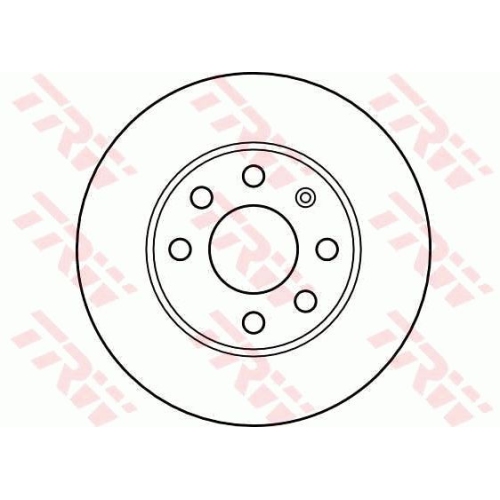 Disc frana Opel Corsa C (F08, F68), 09.2000-12.2009, TRW