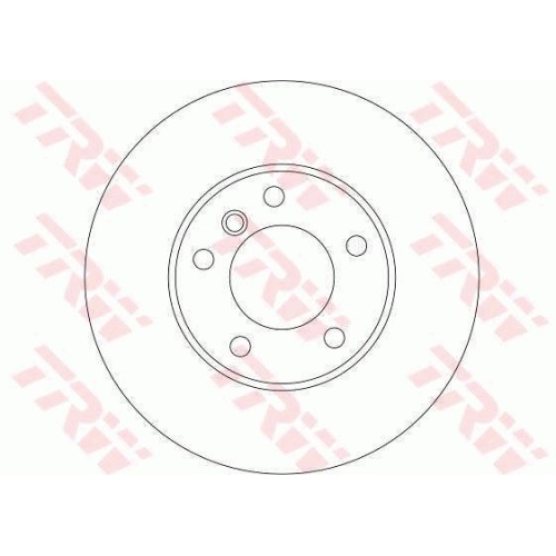 Disc frana Trw DF4248S, parte montare : Punte fata