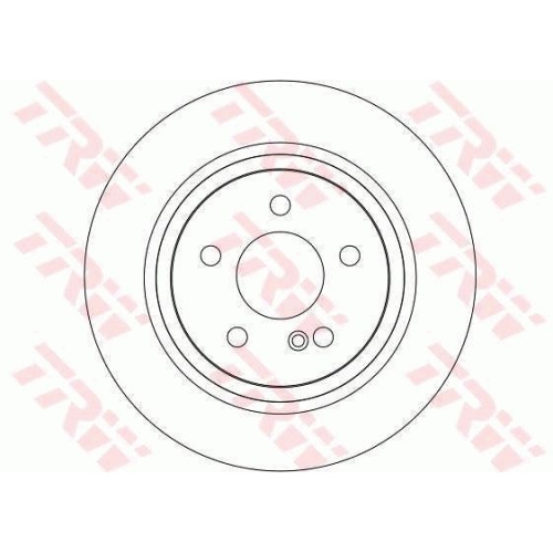 Disc frana Trw DF4263, parte montare : Punte spate