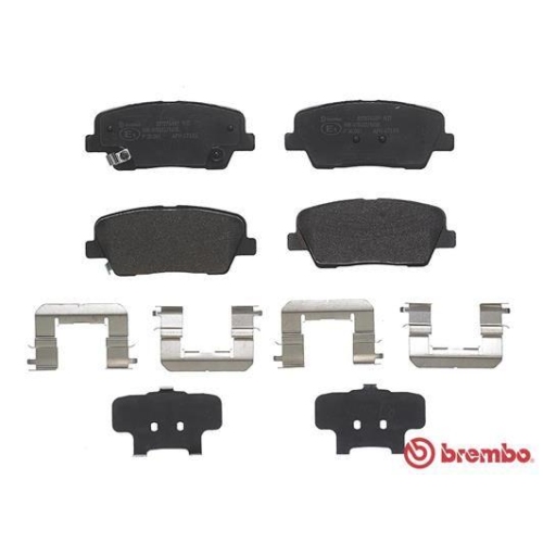 Placute frana Genesis G70 (Ik) 09.17-; Hyundai Equus / Centennial (Vi) 03.09-12.16, Genesis (Dh) 03.14-06.19, Genesis Coupe 01.08-, Santa Fe 3 (Dm Dma) 09.12-12.18; Kia Stinger (Ck) 06.17-, Stinger Hatchback Van (Ck) 06.17-, Spate, BREMBO