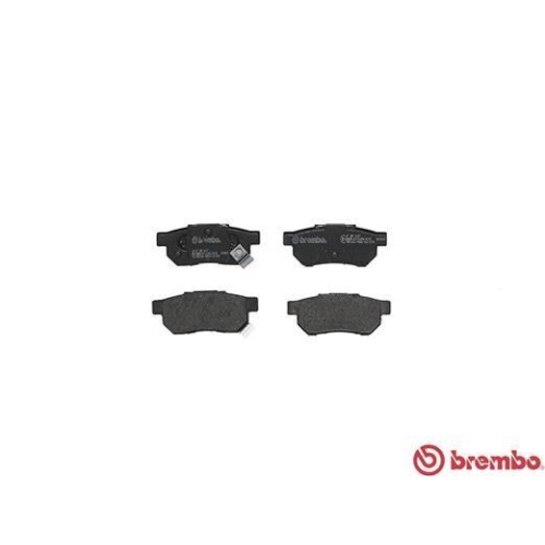 Placute frana Honda Accord 3 (Ca), Accord 3 Aerodeck (Ca), City 5 Saloon (Gm2, Civic 4 Hatchback (Ec, Civic 4 Sedan (Ed), Civic 6 Aerodeck (Mb, Civic 6 Fastback (Ma, Civic 6 Hatchback (Ej, Civic 6 Sedan (Ej, Concerto (Hw, Concerto Saloon (Hww), Crx 2 (Ed,