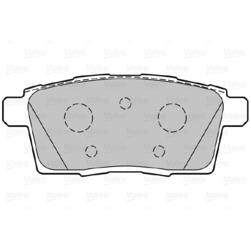 VALEO set placute frana,frana disc FIRST VALEO set placute frana,frana disc FIRST