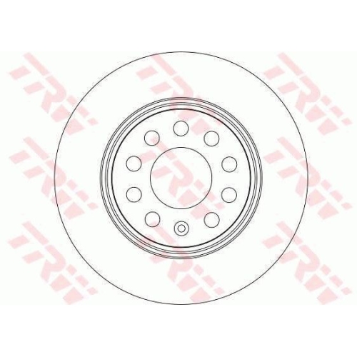 Disc frana Trw DF4294, parte montare : Punte fata