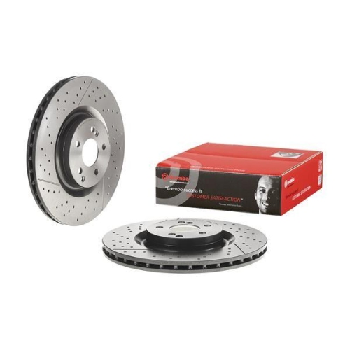 Set disc frana Mercedes Amg Gt (X290) 07.18-, Glc (X253) 06.15-06.22, Glc Coupe (C253) 06.16-03.23, Spate, 360X26mm, ventilat, BREMBO